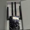 105-Device Compatible WiFi Extender Signal Booster, WiFi Extender, 12880 Sq.Ft Long Range, Dual Band 5GHz/2.4GHz 1200Mbps, Simple Installation for Home & Outdoor