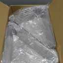 Oubonun Lazy Susan Organizers Set of 6, 11.6 x 10.2 x 4.1' Plastic Transparent Kitchen Cabinet Storage Bins with Handle, 4.1" Deep Container, 1/8 Wedge - Food Safe, without BPA