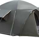 Three Bears Family Camping Tent - 6-Person Spacious Design, 3000mm Waterproof, Suitable for Road Trips/Backyards/Extended Camping Adventures in All Scenarios (Dark Green)
