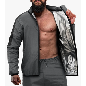 RDX Sauna Suit Full Body Heat Sweat Suit, REACH OEKO TEX 100 CERTIFIED, Anti Rip Long Sleeve Tracksuit Top Bottom SIZE S