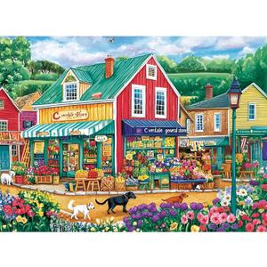 300 Piece Puzzles for Adults,Garden Center General Store Jigsaw Puzzle for Adults Children Elderly,Large Piece Puzzle for Kids Age 8-10 10-12, Challenging Funny Puzzle,Family Game Great Gift 20.5x15in