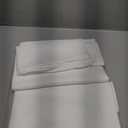 2 Piece White Pillow Case Square Decorative Throw Cushion Cover Pillowcase with Smooth Hidden Zipper for Sofa Bed Car 20" x 20" 50 x 50 cm