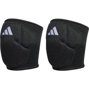 adidas Unisex-Kids 5-Inch Youth Volleyball Kneepads, Black/White, Medium