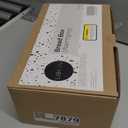 LIBKEN Bread Box – Extra Thick Steel Bin with Bamboo Cutting Board Lid & Drawstring Bag  Modern Scandinavian Metal Box for Kitchen Countertop, Sourdough & Homemade Bread  Warm Grey