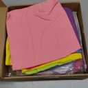 24 Pieces Spa Sleepover Party Supplies for Girl 6 Pcs Spa Headband 6 Plush Sleep Eye Mask 6 Pcs 18'' x 18'' Velvet Throw Pillow Covers 6 Tote Bags for Slumber Sleepover Party Favor (Colorful)