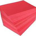 LANIAKEA Red EVA Foam Sheets 9x12 Inch, 50 PCS EVA Foam Handicraft Sheets 3MM Thick Craft Foam Sheets for Craft Projects DIY
