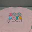 100 Days of School Shirt 100th Day of School T-Shirt Teacher Life Tees School Celebration Gift Tops, XL