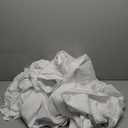 Bulk Twin Flat Sheets Only, White 10 Pack Quick Sort Top Bed Sheet, Color-Coded Hem Threads, Wrinkle-Free Shrinkage Durable Microfiber Hotel Motel Airb&bs Essentials for Hosts, 66"x96"