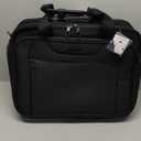 KROSER Rolling Laptop Bag Premium Wheeled Briefcase Fits Up to 17.3 Inch Laptop Overnight Roller Case Computer Bag with RFID Pockets for Travel/Business/Men/Women-Black