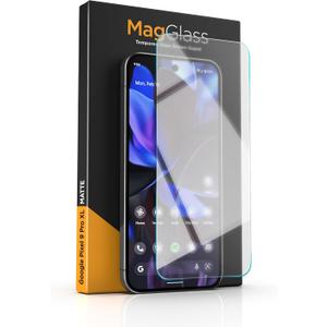 magglass Matte Screen Protector for Google Pixel 9 Pro XL (6.8") Anti-Glare Tempered Glass with Alignment Applicator (Fingerprint Unlock Compatible)