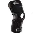 DonJoy Performance Bionic Fullstop ACL Knee Brace  4 Points of Leverage Hinged Knee Support for Ligament Protection, Injuries, Prevent Knee Hyperextension for Football, Soccer, Lacrosse, Contact Sports (Large)