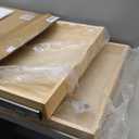 Menkxi 2 Set Pull out Tray Cabinet Organizer Wooden Pull Drawers storage Slide out Pantry Shelf for Base Cabinet Kitchen Gentle Close Fully Assembled Accessories(Wood Color, 24'' X 21'' X 3'')