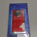 for iPhone 17 Wallet Case with Card Holder + 1 Screen Protector, (2 Cards) & 360Ring Kickstand Military Grade Drop Shockproof Rugged Case for iPhone 17 6.3" 2025 (Red)