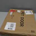 Fldofaves Adjustable Dog Gate - 13-22 Inch Height, 18-43 Inch Width Extension - No Drill Pet Gate for Doorways, Stairs, Puppies - Heavy Duty Metal Safety Gate (White)