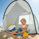 Baby Beach Tent, 2026 Upgrade Pop Up UPF 50+ UV Protection Sun Shelter Canopy with Mosquito Net Portable Outdoor Shade Summer Essentials for Babies & Toddlers