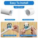 1 pcs 4" PVC Coupling Pipe Fittings (Socket x Socket) Schedule 40 PVC Fittings used For Plumbing and Irrigation
