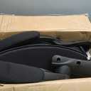 Office Chair, Ergonomic Desk Chairs 330LBS Capacity High Back Mesh Computer Chair with Flip-up Armrests, Comfy Work Chair with Adjustable Lumbar Support, Rolling Chair (One Size, Black)