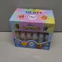 12 Colors Tie Dye Kit, Tie Dye Set for Kids, Pre-Filled Tye Dye Bottles, Non Toxic Permanent Fabric Dye Art Set, Easy DIY Fabric Art - Create Fun