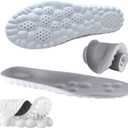 Cloud Insole, Ultra Comfort Insoles, Orthopedic Insoles for Women & Men - Plantar Fasciitis Insoles - Sports Shoe Insoles, Anti Fatigue, Shock Absorption, Foot Pain Relief (Gray, Men: US 11)