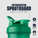 2 x BlenderBottle Classic V2 Shaker Bottle Perfect for Protein Shakes and Pre Workout, 20-Ounce, Emerald Green