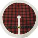 DARICE Tree Skirt Tree Skirt, Red (Large)