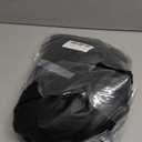 LUSHVIDA 2 Packs Vinyl Card Tablecloth with Flannel Backing 48x48 inch - Waterproof Plastic Picnic Table Cover for Square Folding Table Cloth with Elastic Corners, Black