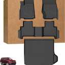 Floor Mats & Cargo Mat for Jeep Grand Cherokee 2022-2025, Grand Cherokee Laredo/Overland/Limited/Trailhawk/Summit Reserve/Summit/Altitude,ONLY 5 Seat,NOT WK or L or 4xe, TPE Grand Cherokee Accessories