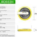 EEMB 5PCS Rechargeable Battery 70mah 3.7V Lithium Batteries with Solder Tabs