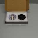 2 PACK 14 Oz Leak Splash Proof Lid, 14 Oz Tumbler Detachable Flip Straw Lid Replacement Accessories, Reusable Spill Proof Screw on Flip Straw Tumbler Cover (Black, Cream)