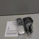 Panasonic Compact Cordless Phone with DECT 6.0, 1.6" Amber LCD and Illuminated HS Keypad, Call Block, Caller ID, Multiple Display Languages  1 Handset  KXTGB810S (Black/Silver)