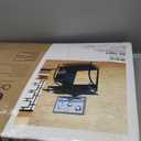 OneSpace Stanton Computer Desk, Office Desk with Keyboard Tray and Shelves, Black