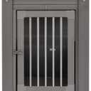 New Age Pet ecoFLEX Pet Crate/End Table, Small, Grey, Model:EHHC405S