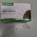 50 Count Mini Lights Brown