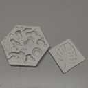 JeVenis 2 PCS Jungle Safari Animal Cake Mold Jungle Safari Animal Cupcake Decoration Jungle Safari Animal Cake Decoration Palm Leaves