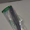 DIIG 1FT Stainless Steel Extension Rod for 1 Inch diameter Rod, Suitable for extension of stainless steel splicing flagpole and curtain rod(Black 2 pack)