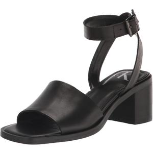 Calvin Klein Women's Jeroty Heeled Sandal (6.5, Black 001)