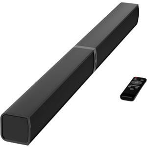 MZEIBO Sound Bar for Smart TV80W Detachable Bluetooth Soundbar with Powerful Bass, 2-in-1 Home Theater Audio System, ARC/Optical/AUX Connectivity for TV/PC/Laptop/Game Console