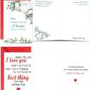 TOYPOPOR Mother's Day Card, Happy Mother's Day Mom Gift, Father's Day Greeting Cards with Blank Cards, Envelopes, Stickers and Pens, Personalized Gift for Mom Dad Wife Husband from Daughter Son