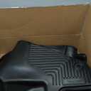 Husky Liners Weatherbeater Floor Mats | Fits 2015-2024 Chevrolet Express Van & GMC Savana Van 1500/2500 / 3500 | Front Row, 1-pc Black - 18741