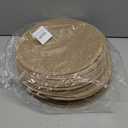 50pcs Round Burlap Placemats, 11.8in Reusable Jute Table Mats Heat Resistant Placemats Country Table Decor for Wedding Party Farmhouse Rustic Dinner Setting