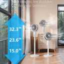 120 Super-Wide Oscillation,Powerful Airflow,5-Speed Adjustable,Home Pedestal Fan,High-Efficiency Cooling,Suitable for Indoor & Outdoor Use fgg