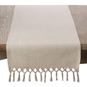 Knotted Tassel Table Runner