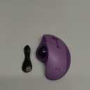 Seenda Wireless Trackball Mouse, Bluetooth - Ergonomic Rollerball Mouse Rechargeable, 3 Device Connection Optical Mice Adjustable DPI Thumb Control Mice Compatible for Mac/Android/Windows - Purple