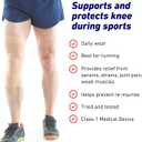 Neo-G Knee Sleeve for Daily wearing, Sports - Good for Sprains, Strains, Weak Muscles - Knee Sleeves for Men Women - Airflow (Beige) Medium: 34 - 38 CM
