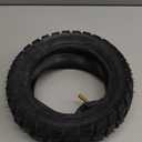 Generic 255x80 Off-Road Tire & Inner Tube Set for 10" Electric Scooter, 6" Rim, 3" Width, Directional Tread, 50 PSI, Year Round, Tube Construction