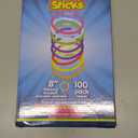 PartySticks Glow Sticks Party Supplies 100pk - 8 Inch Glow in the Dark Light Up Sticks Party Favors, Glow Party Decorations, Neon Party Glow Necklaces and Glow Bracelets with Connectors