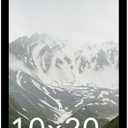 QOTIB 10x20 Picture Frame Black for Wall Mounting, Horizontal and Vertical Formats for Wall Hanging, Wood 10x20 Frame, Black, 1 Pack