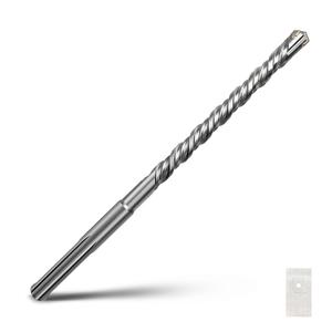 11/16 x 13.4 inch SDS Max Rotary Hammer Drill Bit, 18x340mm Carbide Tip Masonry Drill Bit,Concrete Drill Bit for Masonry, Brick, Stone, Concrete (Length :340mm / 13.4 inch, 18mm (11/16 in) Diameter)