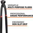 8.8 End Cutting & Rebar Tying Pliers  Heavy-Duty Tower Pincer for Wire Cutting, Nail Pulling & Ironwork, High-Frequency Hardened #55 Carbon Steel with Ergonomic Grip