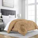 Comforter 84" Size - Luxurious Warmth and Coziness for a Heavenly Sleep Experience Blanket/Comforter |Taupe